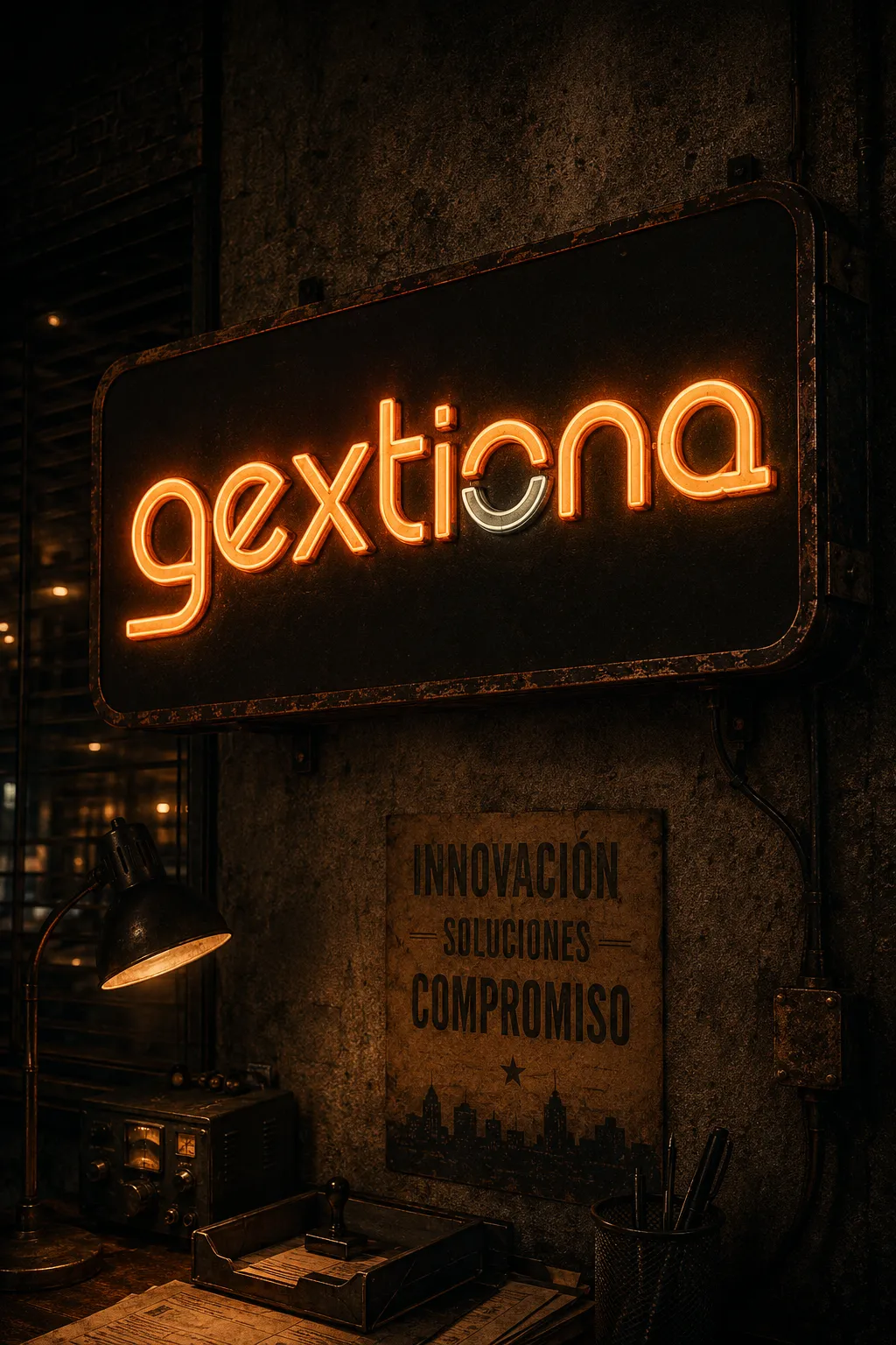 Gextiona — caso de branding y estrategia digital de La CÍA. Creativa en Tenerife